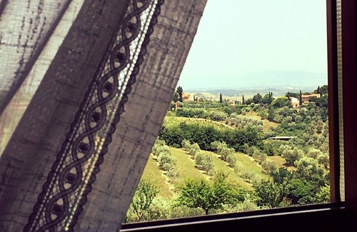 Montaione Villa | Super panoramic villa for 8 guests walking to town, private pool, AirCond, Wifi