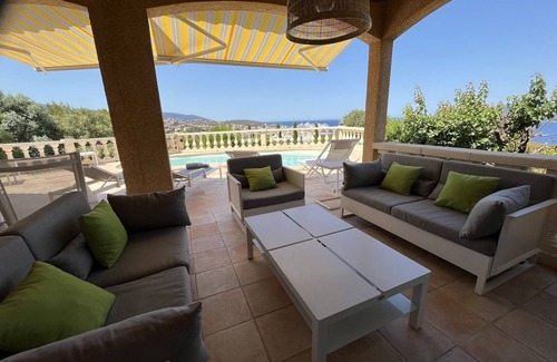 Propriano Villa | Superb air-conditioned villa with private pool and breathtaking sea/mountain views