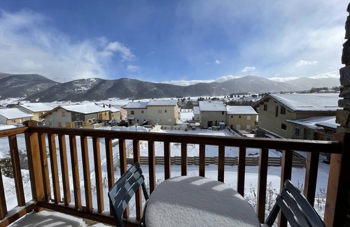 Formigueres Apartment | Superb duplex sleeps 8, quiet with garden, mountain view