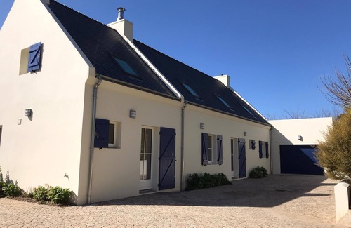 Locmaria Villa | Superb villa (4*), sea view, peaceful