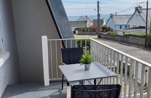 Audierne Apartment | T2 apartment 250 metres from the beach BALCONY SEA VIEW