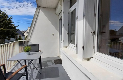 Audierne Apartment | T2 apartment 250 metres from the beach BALCONY SEA VIEW