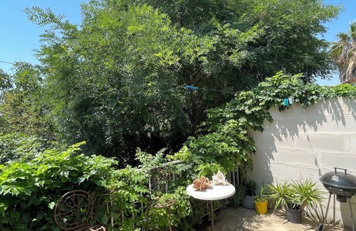 Meze Apartment | T3 with shaded terrace in a winegrower's house in the center of Meze, 3 minutes from the port.
