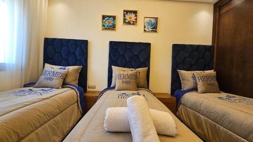 Quartier Mozart Apartment | Tanger City Center Luxury 2BR AC WiFi Garage