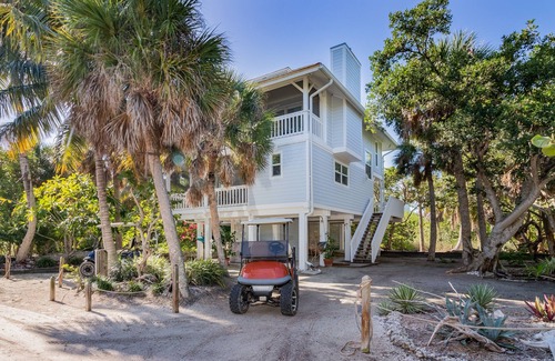 North Captiva House | TARPON COVE - Coastal island home on a golf cart only private island
