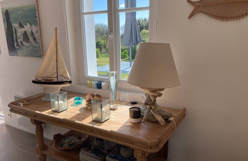 Locmaria House | Tastefully Decorated House Near Beach with Garden, Sleeps 8