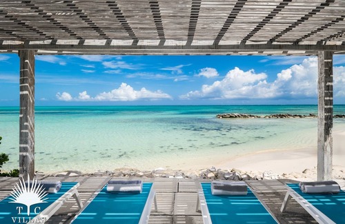 Providenciales House | TC Villas -Castaway -Luxury Beachfront for Extended Families & Groups
