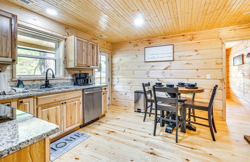 Tellico Plains Cabin | Tellico River Cabin w/Game Room & Fire Pit!