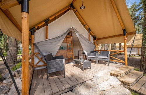Zutendaal House | Tent lodge with bathroom, Maastricht at 16 km.