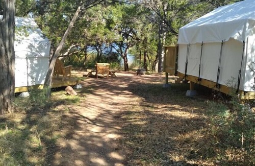 Burnet RV Rental | Tentrr State Park Site - Texas Inks Lake State Park - Site D - Double Camp