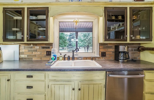 Thompsonville House | Terrific riverfront home near the slopes w/firepit, free WiFi & five-acre lot