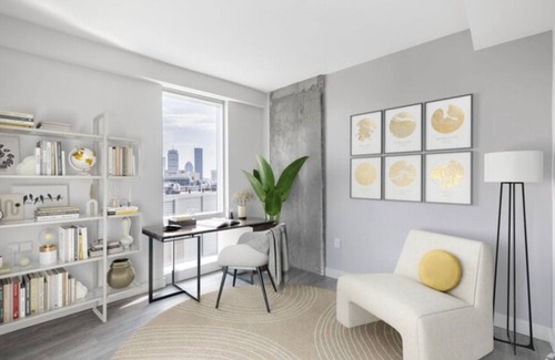 Cambridgeport Apartment | The Art House King Bed Harvard and MIT walking distance