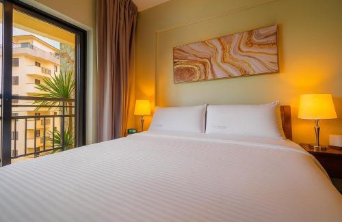 Baguio Apartment | The Aston Executive Suite 2BR Balcony Near Mines View Baguio