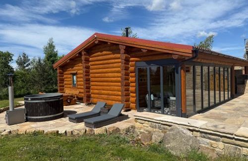 Crook House | The Barn & The Log Cabin, Sleeps 12, 2 Hot Tubs, Near Durham & Bishop Auckland