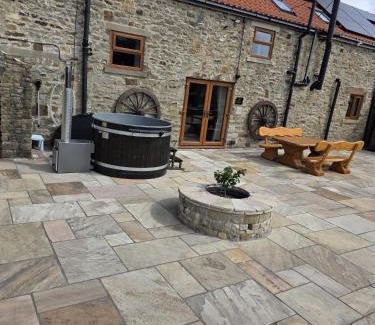 Crook House | The Barn & The Log Cabin, Sleeps 12, 2 Hot Tubs, Near Durham & Bishop Auckland