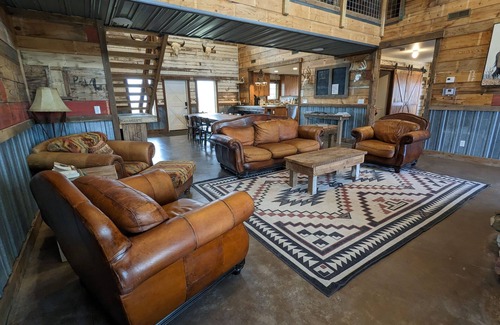 Stutsman County House | The Bison Ranch Lodge: rural seclusion on a real, working bison ranch.