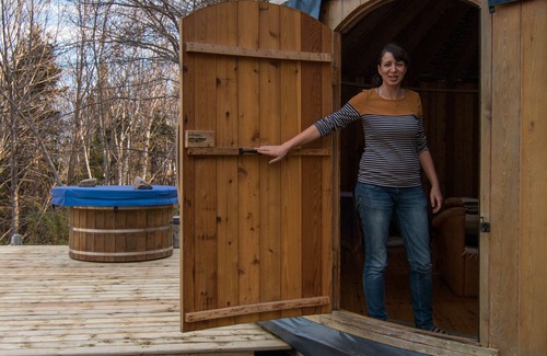 Indian Brook Resort | The Cedar Yurt at Cabot Shores Wilderness Resort