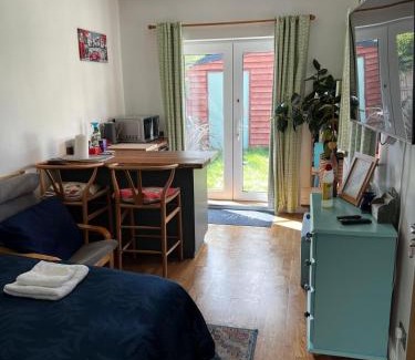 Caversham Apartment | The Cherry Hill Studio - Kitchenette, bathroom, parking and lovely garden
