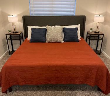 Chickasha House | The Drover House by USAO in Chickasha, Fenced Yard, King Bed, Smart TV, High Speed WIFI & Covered Parking