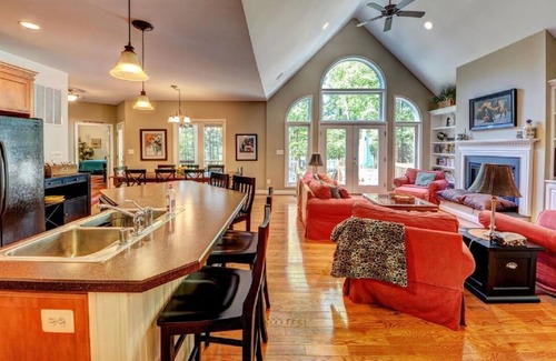 Lakeside Woods House | The Gables At Lake Anna- Great Waterfront Home, Public Side, Private Sandy Beach