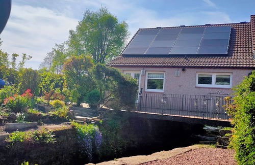 Balloch Cottage | THE OLD SMIDDY COTTAGE, BALLOCH, LOCH LOMOND BUILT OVER A SCOTTISH BURN - stream