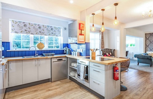 Sewerby Cottage | The open plan living area and interior design are a delight.
