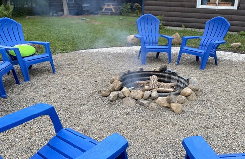 Schroon Lake Cabin | The perfect ADK log cabin getaway on 4 acres and 5 min. to town!
