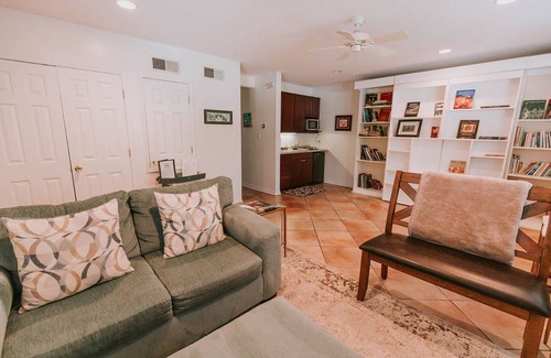 Biloxi Cottage | The Queen Suite - only 1 block to Front Beach! Perfect Ocean Springs location!