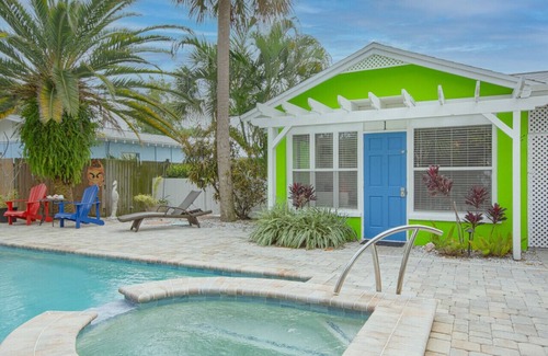 Indian Rocks Beach Cottage | The Seaside Cottages are located just across the street from Indian Rocks Beach!