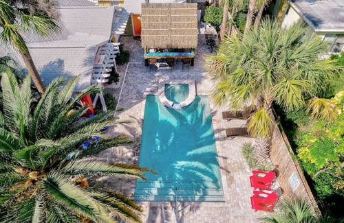 Indian Rocks Beach Cottage | The Seaside Cottages are located just across the street from Indian Rocks Beach!