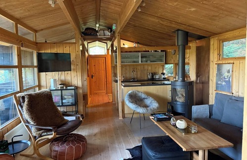 Capital Region Cabin | The Secret Cabin with hot tube in nature reserve close to Reykjavik