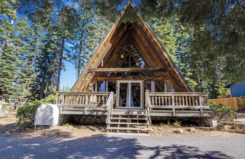 Comstock Acres Cabin | The Virginian – Charming A-Frame Cabin for 8, Close to Lake, Skiing, & More!
