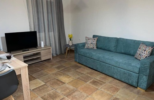 Raches Apartment | This modern and stylish apartment is located in the center of Christos, Raches.