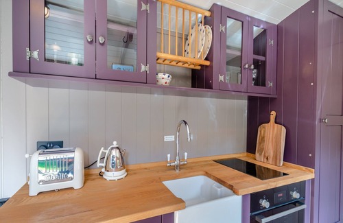 Oldstead Cottage | This shepherd’s hut with wood-fired fresh water hot tub is stunning.