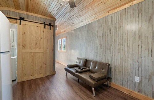 Albertville Apartment | Tiny cabin on 10 acres with pond