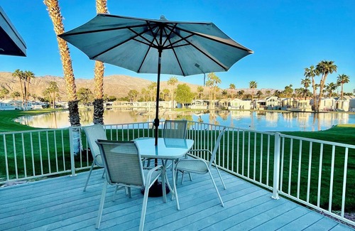 Desert Hot Springs House | Tiny Home Desert Hot Springs Resort Lakeview Pools fitness room, WiFi