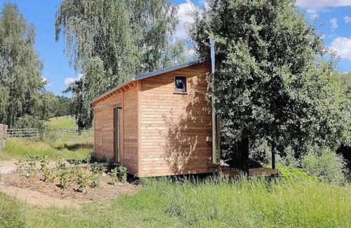 Buhlau Apartment | Tiny House mit einer großen Terrasse in der Naehe von Dresden