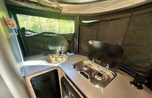 Salt Lake City Cottage | Tiny Shiny Basecamp, River-Front 20 min from SLC