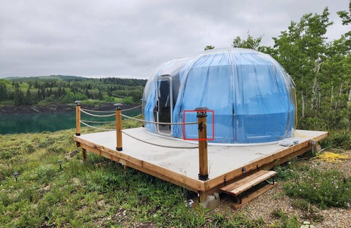 Calgary RV Rental | tnGlamping Dome 4 in ghost lake