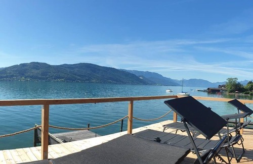 Seewalchen am Attersee House | Top 1 mit Dachterrasse mit Seeblick - Hotel Litzlberger Keller