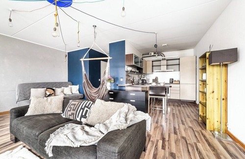 Kesklinn Apartment | Top floor near ferry terminal. Free parking.