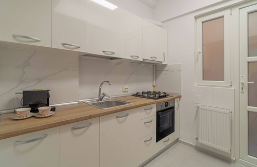 Bucharest City-Centre Apartment | Top-Floor Romanian Athenae 2BR Apartment, Quiet City Views