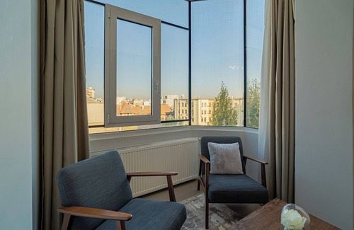 Bucharest City-Centre Apartment | Top-Floor Romanian Athenae 2BR Apartment, Quiet City Views