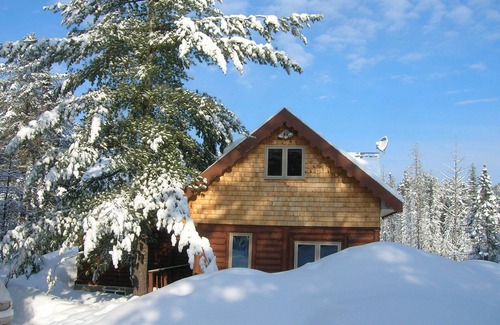 Mauricie Ski Chalet | traditional chalet log