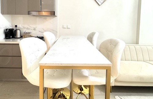 Nad Al Sheba Apartment | Tranquil 1BR Escape With Pool View in Meydan