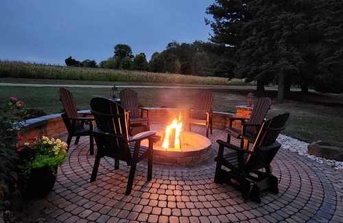 Gambier Apartment | Tranquil Country Loft and backyard paradise in the rolling hills of Gambier, OH