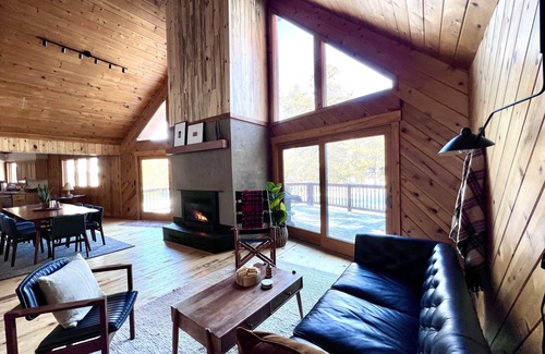 LaPorte House | Tranquil & Fun Lakefront Home by Walker on Kabekona. Spacious & Lux. King Beds.