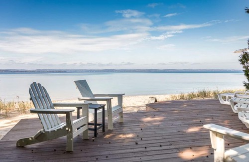 Traverse City Cottage | Traverse City, MI Old Mission Point-beach front serenity, swimming and sunsets