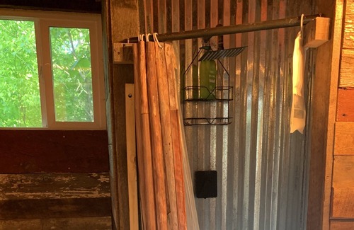 Jonesborough Cabin | Tree house themed tiny house in a tiny house community mountain retreat.