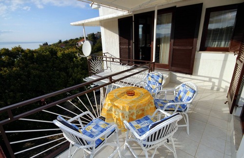 Klenovica Apartment | Two bedroom apartment with terrace and sea view Klenovica, Novi Vinodolski (A-5580-b)